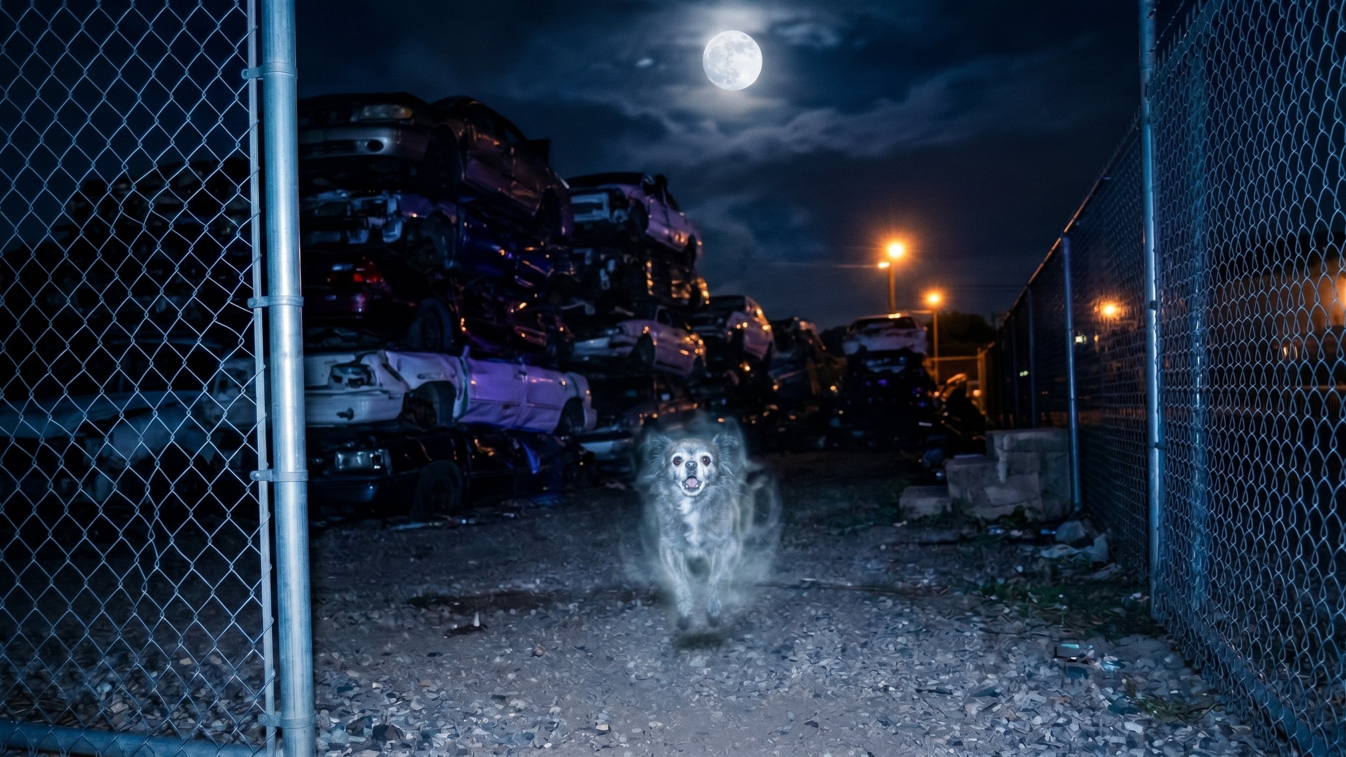 The Yard Hound in a scrap yard